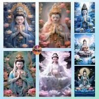 ราคา COD Diamond Painting 5D DIY เจ้าแม่กวนอิม ศาสนา ครอสติสคริสตัล 5 มิติ ภาพติดเพชร รูปภาพ WxH 30x40 cm (1731752204167775379)