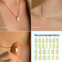 ราคา เครื่องประดับตัวอักษรภาษาอังกฤษ, 26 ตัว, สแตนเลสและชุบทอง, จี้, เครื่องประดับ DIY, อุปกรณ์เสริมตัวอักษรความเสียหาย, ราคาไม่แพง, [COD] อก chain heart necklace แหวน คู่ สลัก ชื่อ ส (1731658382213416183)