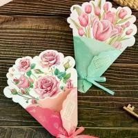 ราคา โปสการ์ด, ชุดของขวัญ 10 ชิ้น, ช่อดอกไม้พับ, การ์ดอวยพร, ดอกคาร์เนชั่น, บวกลูกไม้, ดอกกุหลาบ, ดอกไม้น้ำตา, การ์ดของขวัญ, เหมาะสำหรับวันแม่ (1731430358568830632)