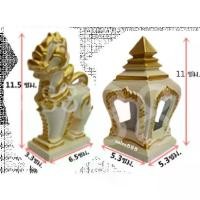 ราคา COD ชุดอุปกรณ์ซ่อม ศาลพระภูมิ เสมา สิงห์ ศาลพระภูมิ สีครีม 1ชุด แถมฟรี กาวอีพ็อกซี่ epoxy glue a+b 1แพ็ค (1731591098135643711)