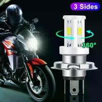 ราคา หลอดไฟ LED H4, สำหรับ Yamaha และ Honda, สว่างมาก, 2400LM, COB เซรามิค, ลำแสง H4 HS1 Hi/Lo, เหมาะสำหรับรถจักรยานยนต์, รถจักรยานยนต์, ATV, สกู๊ตเตอร์, ไฟหน้า LED, สีขาว, 12V-80V, 1 ชิ้น (173101335913873