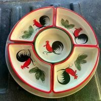 ราคา ถาดออเดิฟ เซรามิค แยกชิ้น ลายไก่ รวมกันแล้วขนาด 12 นิ้ว ออกใบกำกับภาษีได้ รหัส191167 (1731321242664078177)