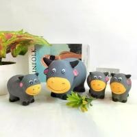 ราคา ตุ๊กตาเซรามิคแต่งสวน ตุ๊กตาแต่งสวน ตัวใหญ่ ตุ๊กตาจัดสวน เซรามิค ควายสีเทา 1ชุด ได้ 4ตัว 11*18*15ซม. (1729588659574507534)