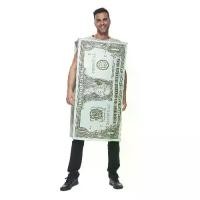 ราคา เครื่องแต่งกายสำหรับผู้ใหญ่, ธนบัตร 1 ดอลลาร์, ตลก, ธีมเงิน, เหมาะสำหรับวันฮาโลวีน (1731993977324602934)