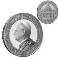 ราคา เหรียญสะสม, เหรียญกษาปณ์ศตวรรษ Pope LeoXIV, เหรียญที่ระลึก, คอลเลกชันคาทอลิกทางประวัติศาสตร์, ของที่ระลึก, สำหรับผู้ใหญ่, ครอบครัวและเพื่อน, ปี 2025 (1731977930288957268)