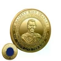 ราคา เหรียญบรมราชาภิเษก, กษัตริย์ชาร์ลส์ที่ 3, เหรียญที่ระลึก, กษัตริย์อังกฤษนูน, รูปปั้นชาร์ลส์แห่งบริเตน, เหรียญสะสม (1732004445419047884)