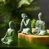 ราคา พระพุทธรูป เครื่องประดับ งานฝีมือใหม่ สร้างสรรค์ สไตล์โบราณ เครื่องประดับทางเข้า สไตล์เซน ของตกแต่งบ้าน สไตล์จีนใหม่ ตะกรุด เขี้ยวเสือ ของ ตี๋ใหญ่ พระพุทธรูป เณร ครุย พู่ ทอง (1731883854606928869)