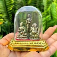 ราคา สามพระอรหันต์โชคลาภ ตั้งหน้ารถ พระสีวลี พระสังกัจจายต์ พระอุปคุต พระขึ้นหิ้ง พระตั้งหน้ารถ พร้อมฐาน+ครอบเเก้วอะคริลิก+ผ้ายันต์+ธูป (1731824591826355413)