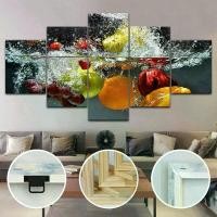 ราคา ผ้าใบกรอบไม้ 5 ชิ้น ดีไซน์ผลไม้สดที่สวยงาม โปสเตอร์สแปลช เหมาะสำหรับตกแต่งห้องนั่งเล่น ตกแต่งบ้านทันสมัย ความละเอียดสูง กันน้ำ ศิลปะ (1731831134566974883)