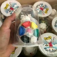 ราคา (ยกโหล 12 ชิ้น) No.714 ตุ๊กตาปูนปั้น ตุ๊กตาปูนปลาสเตอร์ ตุ๊กตาระบายสี พรอมพู่กันและสีน้ำ ศิลปะ ขนาดความสูง 13 ซม คลังสินค้า (1731862237137831353)