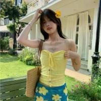 ราคา สายรัดสาวไทยเชียงใหม่ ลูกปัด เสื้อผูก PPHOME ปรับแต่งได้ กระโปรงตาข่ายพลัมเรียนวาดมือวันหยุด (1731722788890641933)