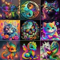 ราคา ภาพวาดเพชร, ปรับแต่งได้, ขายร้อน, 30 * 30 ซม., คริสตัลติด, ภาพวาด (1730485580814126029)