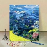 ราคา ภาพวาดสีน้ำมัน, ภูมิทัศน์ DIY, ภาพวาดสีน้ำมัน, ทำด้วยมือ, ตกแต่งดอกไม้, ศิลปะ, ความงาม, ภาพวาด, ด้วยการประสานเชือก (1732026781012494216)
