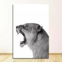 ราคา โปสเตอร์สิงโตและสิงโต, MINGJIAGO, ขาวดำ, ศิลปะผนังผ้าใบ, ภาพตกแต่งห้องนั่งเล่น, ภาพพิมพ์สัตว์, ภาพวาด, Cuadros, ไม่มีกรอบ (1730283982218627258)