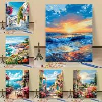 ราคา เพ้นท์โดยตัวเลข, ธีมมหาสมุทร, ภาพวาดสีน้ำมันดิจิตอล, ภาพวาด DIY, ภาพวาดบนผืนผ้าใบ, ระบายสีตามตัวเลข, ตกแต่งภาพวาด, แฮมิลต (1730560837765466222)