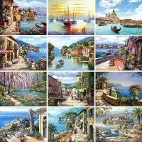 ราคา DIY ภาพวาดสีน้ำมันโดยตัวเลข, ทิวทัศน์ทะเล, สีอะครีลิคตามตัวเลข, งานศิลปะ, ภาพวาด DIY, ศิลปะบนผืนผ้าใบ, โดยตัวเลข (1730324930045446710)