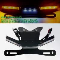 ราคา กรอบป้ายทะเบียน, สำหรับ KAWASAKI NINJA 250/300/Z/Z250 รถจักรยานยนต์, ไฟเลี้ยว, หางสั้น, กรอบป้ายทะเบียน, กรอบแบรนด์, ภาพถ่าย สแตนเลส Motorcycle (1730507093045250568)