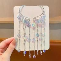 ราคา ต่างหูไม่เจาะ เรียบหรูสุดๆ แฟลชและน่ารัก เปลือกหอยหลากสี แขวนหู สไตล์นางเงือกและเจ้าหญิง ภาพถ่าย ดีไซน์ไล่โทนสีและพู่หยดน้ำ เจ๊าะ หู 2 รู ต่างหู ดิ ออ ปลาย ฟ้า รุ่งตะวัน (1731765609800697929)