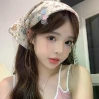 ราคา 2024 ผ้าคลุมศีรษะ บรรยากาศญี่ปุ่น สามเหลี่ยม สัตว์ หวาน น่ารัก ภาพถ่าย ผ้าฝ้าย ผ้าเช็ดหน้า วินเทจ หมวก ที่คาดผม (1730903368576567599)