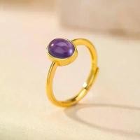 ราคา แหวนรูปไข่คริสตัลสีม่วงธรรมชาติ, TIMESWIND, วงรี, สำหรับผู้หญิง, วัสดุ S925, เปิด, พร้อมใบรับรอง แหวน พลอย ครึ่ง สลึง เครือเขาหลง (1731866709226915554)