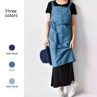 ราคา ผ้ากันเปื้อนผ้าฝ้าย วัสดุเดนิม พร้อมที่เก็บของหลายกระเป๋า เหมาะสำหรับร้านกาแฟ เบเกอรี่ ร้านดอกไม้ ห้องครัว ร้านอาหาร สไตล์ผ้ากันเปื้อนผ้าฝ้าย (1731462371792946744)