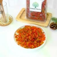 ราคา 【เก็บเงินปลายทาง】 Mixed Fruits มิกซ์ฟรุ๊ต 4 สี มะละกออบแห้ง 4 สี ผลไม้สำหรับทำคุ๊กกี้ เบเกอรี่ ฟรุ๊ตเค้ก ผลไม้อบแห้ง เกรด A BY Garden Fruits (1731951321147868820)