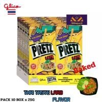 ราคา [COD] ขนมไทย Pretz Glico THAI TASTE ต้มยำกุ้ง ลาบ รสชาติดั้งเดิม บิสกิตอบ 10 กล่อง 25 กรัม (1731804992844105204)