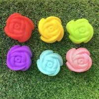 ราคา พิมพ์ซิลิโคน กุหลาบ 7cm 12ดอกต่อโหล วุ้นดอกไม้ คละสี ขนมไทย (1730945270494759381)