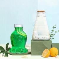 ราคา ขวดแก้วใส น้ำผลไม้ ความจุ 300 มล. พร้อมฝาขวดอลูมิเนียม ดีไซน์ตุ๊กตาหิมะและปลาหมึก ขวดแก้วพีระมิด (1732323249087875760)