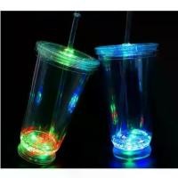 ราคา กระติกน้ำพร้อมหลอด ความจุ 450ML พลาสติกผนังสองชั้น เหมาะสำหรับเครื่องดื่มเย็น ๆ น้ำผลไม้ สมูทตี้ แก้ว ถ้วย มีไฟ ใช้ซ้ำได้ ขวดน้ำเดินทาง น้ำแข็ง (1731822070090663835)