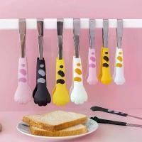 ราคา ที่คีบอาหารรูปอุ้งเท้าแมวสแตนเลส ที่คีบอาหารการ์ตูนน่ารัก คลิปบาร์บีคิวขนาดเล็ก อุปกรณ์ทำอาหาร อุปกรณ์ครัว (1729651673310202696)