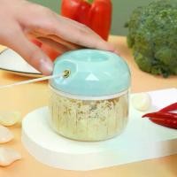 ราคา เครื่องบดกระเทียม, เครื่องบดแบบใช้มือถือ, เครื่องบดกด, อุปกรณ์ทำอาหาร, เครื่องบดผักแบบหมุน, ความจุ 300ML, เหมาะสำหรับทำอาหารที่บ้าน, เตรียมผัก, หอมใหญ่ (1730734390584576515)