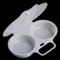 ราคา หม้อต้มไข่ ทรงกลม ถ้วยคู่ ท่อระบายน้ำ เตาอบไมโครเวฟ หม้อหุงไข่ เครื่องมือทำอาหารในครัว เหมาะสำหรับไข่ดาว อุปกรณ์ทำอาหาร (1731870004562593258)