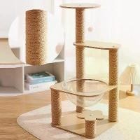 ราคา ( CONDO-90 CM ) 5 ชั้น โดมแมว หลุมอวกาศ ของเล่นแมว คอนโดแมว ที่นอนแมว เสาลับเล็บ คอนโดไม้ ที่นอนแมว (1731947884645352853)