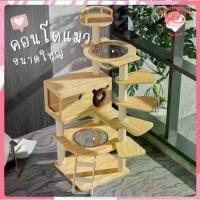 ราคา COD คอนโดแมวขนาดใหญ่ คอนโดแมว คอนโดแมวไม้หนา คอนโดแมวราคาถูก คอนโดสูง คอนโดแมวใหญ่ คอนโดไม้ ที่ขูด ที่ขูดแมว ของเล่นแมว บ้านแมว (1731312736353224431)