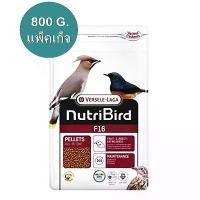ราคา NutriBird F16 ธาตุเหล็กต่ำกว่า 85 PPM อาหารนก กรงหัวจุก บินหลา กางเขนดง ขุนทอง แพ็คเก็จ 800 กรัม ขายดี (1731669933250610808)