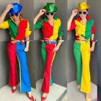 ราคา ชุดแหยม ชุดย้อนยุค (เสื้อ+กางเกง) คําแนะนําผลิตภัณฑ์ใหม่ของเดือนนี้ (1731899667919636082)