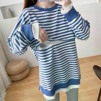 ราคา เสื้อผ้าให้นมบุตร สำหรับสตรีมีครรภ์ สำหรับออกไปข้างนอกในฤดูใบไม้ผลิ เสื้อสเวตเตอร์ให้นมลูกลายทาง เสื้อให้นมลูก เสื้อให้นมบุตร เหมาะสำหรับฤดูใบไม้ร่วง (1730140163507784288)