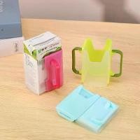 ราคา [เก็บเงินปลายทาง] ที่ใส่กล่องนม กล่องกันบีบ มีหูจับ 2 ข้าง ของใช้สำหรับเด็ก ที่เก็บกล่องนม ปรับขนาดได้ (1732140691322669911)