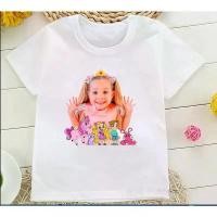 ราคา เสื้อยืดเด็กผู้หญิง พิมพ์ลายการ์ตูนไดอาน่าและโรม่า น่ารัก แฟชั่นฤดูร้อน เสื้อผ้าสำหรับเด็ก เสื้อยืดแขนสั้น ปี 2024 (1731091401356642761)