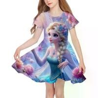 ราคา ชุดลำลองสำหรับสาวน้อย, การออกแบบการเดินทางดิสนีย์แลนด์แช่แข็งการ์ตูน, เสื้อโค้ทเจ้าหญิงนุ่ม, พิมพ์เอลซ่าและราชินีหิมะ, ทรงเอ, เหมาะสำหรับฤดูร้อน, เสื้อผ้าสำหรับเด็ก เสื้อ เมืองทอง เสื้อ เมืองทอง (1732