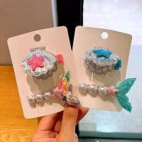 ราคา หมวกเด็ก ปิ่นปักผมมุกนางเงือกเด็ก ปิ่นปักผมเจ้าหญิงเปลือกหอยน่ารัก กิ๊บข้างสาวน้อย เครื่องประดับผมเกาหลี (1730076363907303874)