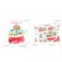 ราคา จัดส่งที่รวดเร็ว รถเข็นไอติม ชุดขายไอติม รถขายไอติม ของเล่นเด็ก ไอติม รถเข็น พร้อมส่ง (1732005622103442661)