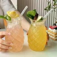 ราคา ถ้วยแก้ว INS รูปสับปะรดสร้างสรรค์ แก้วกาแฟ โปร่งใส เหมาะสำหรับค็อกเทล เครื่องดื่ม โซดา น้ำ น้ำผลไม้ แก้ว เหมาะสำหรับร้านอาหาร Drinkware (1732076656664545011)