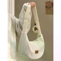 ราคา กระเป๋าสะพายข้างผ้าลูกฟูก ความจุมาก สำหรับผู้หญิง กระเป๋าสะพายข้าง สันทนาการ สีทึบ กระเป๋าคล้องมือง่าย กระเป๋าเกี๊ยว กระเป๋า Messenger แฟชั่น (1732018472536147640)