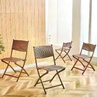 ราคา เก้าอี้หวายกลางแจ้ง, สไตล์หวายทอตกแต่ง, พนักพิง, เก้าอี้พับ, สตูลหวายทอ, พกพาสะดวก, เหมาะสำหรับใช้กลางแจ้ง, สันทนาการ, ระบายอากาศได้ (1731465687934601002)