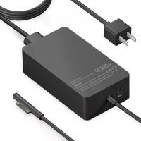 ราคา ที่ชาร์จ Microsoft Surface Pro, แท็บเล็ต Surface Go, Surface Book, รองรับ 65W, 44W, 39W, 36W, 24W Microsoft Surface Laptop, ที่ชาร์จ (1731968270763984395)