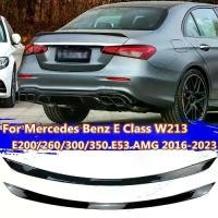ราคา หลังคารถท้ายรถ Sedan, W213, สำหรับ Mercedes Benz E Class (E180 E200 E220 E350 E400 C63 AMG สไตล์), 2016-2023, สไตล์คาร์บอนไฮ, สปอยเลอร์ท้ายรถ (1732083512059070552)