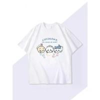 ราคา children kids เสื้อยืด CHIIKAWA ลายการ์ตูนน่ารักหลวม ชุดไทยเด็ก unisex เสื้อน่ารัก ผ้าฝ้าย ใส่สบาย แฟชั่น เกาหลี (1731967605028455863)