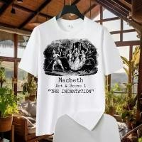 ราคา เสื้อยืด Three Witches Incantation Macbeth Shakespeare Literature Macbeth Act 4 Sc tokomurah เสื้อยืดโอเวอร์ไซส์สำหรับเด็กผู้ชาย (1731975440216654955)